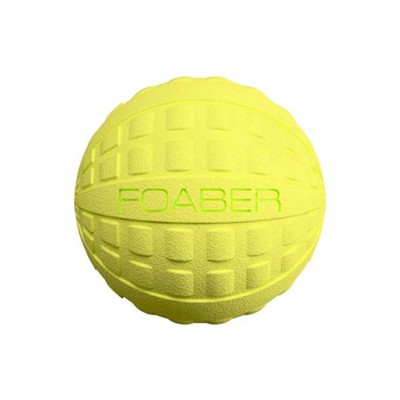 Pet Brands Foaber Bounce Ball Foam Rubber Hybrid Dog Toy, Green 10 cm